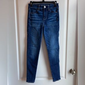 American Eagle “ne(x)t level stretch” dark denim jeans